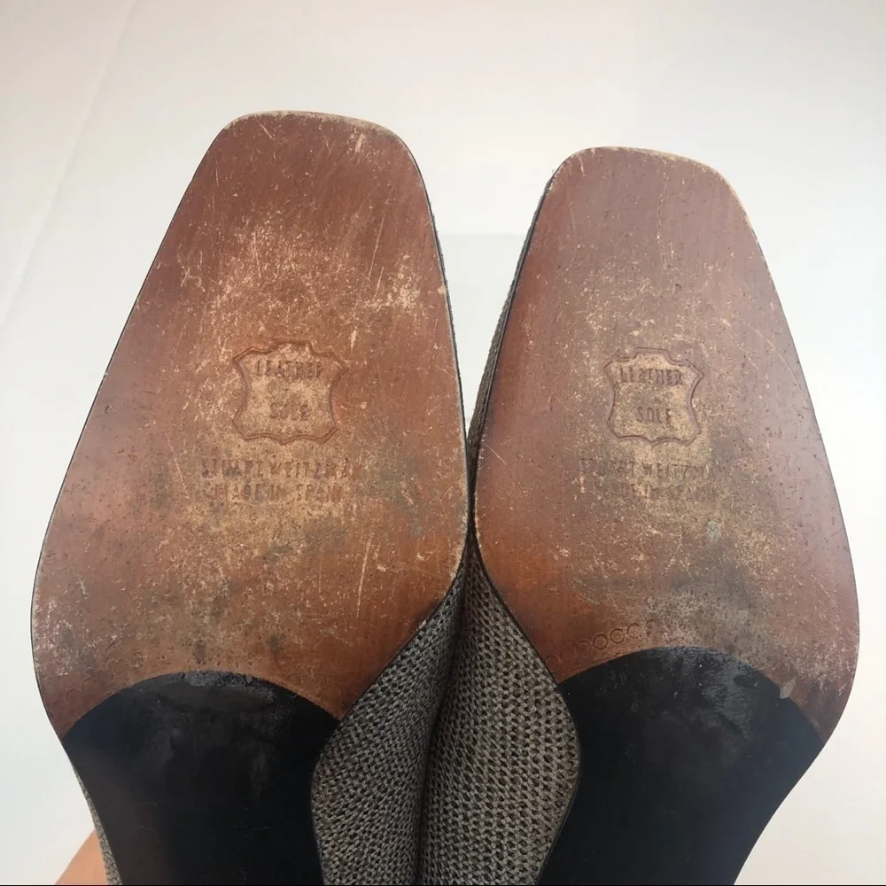 Stuart Weitzman Snakeskin Print Block Heel… - Picture 14 of 14